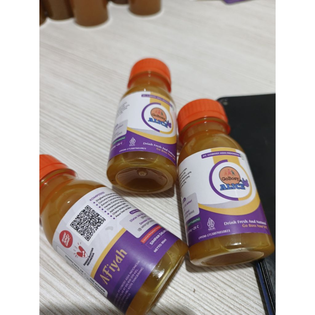 Gobosy alice herbal HIV 8 botol