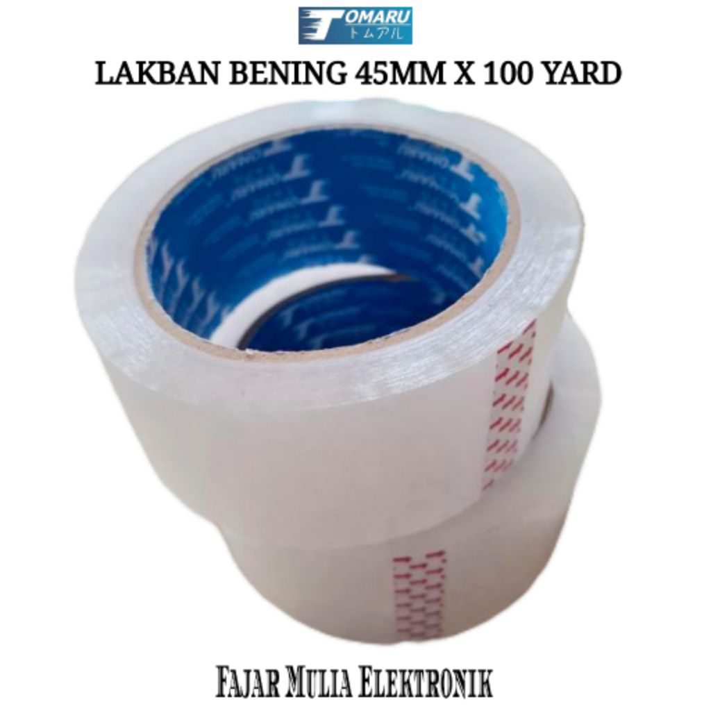 

Lakban Bening Tomaru 45mm x 100 yard