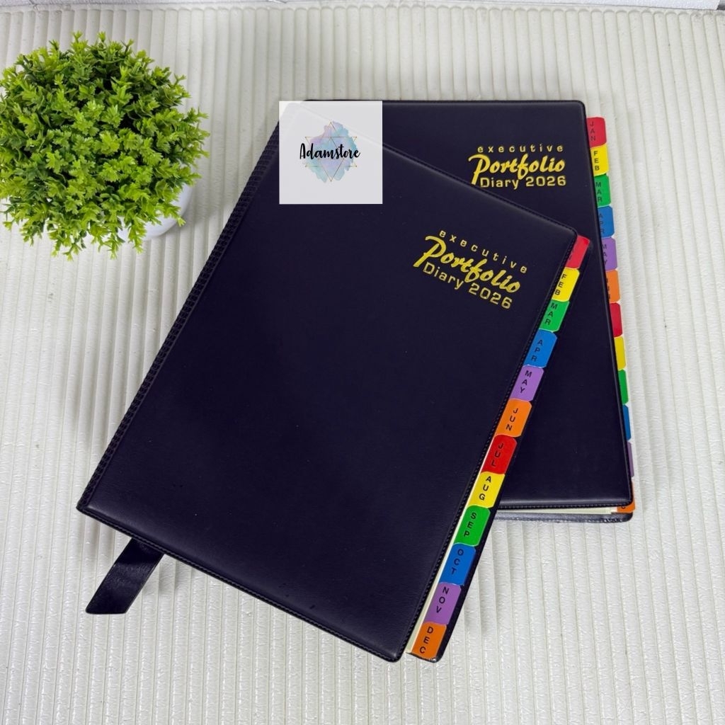

Agenda Executive Portfolio Diary TH 1418// Tahun 2026//Buku agenda portfolio diary 2026