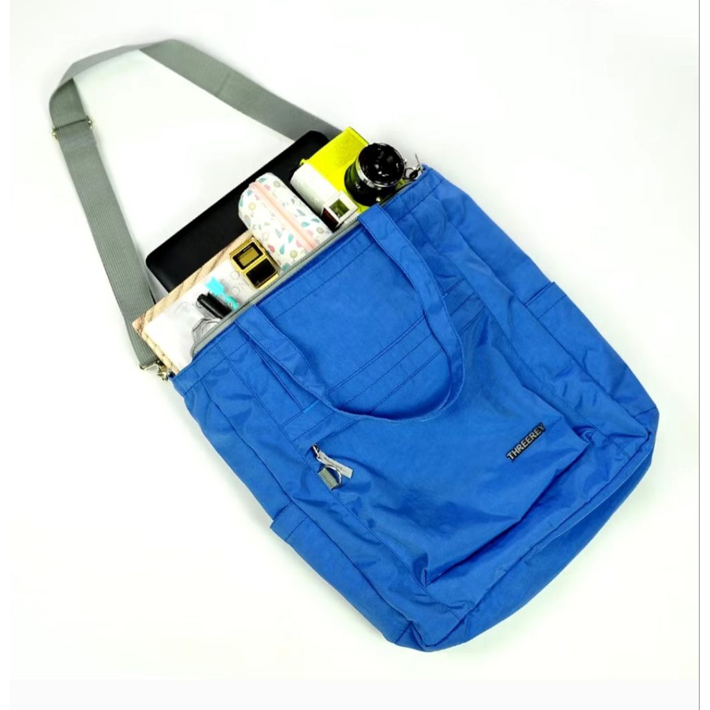 Threerey tas selempang, tote bag multifungsi, CLARA TD30110