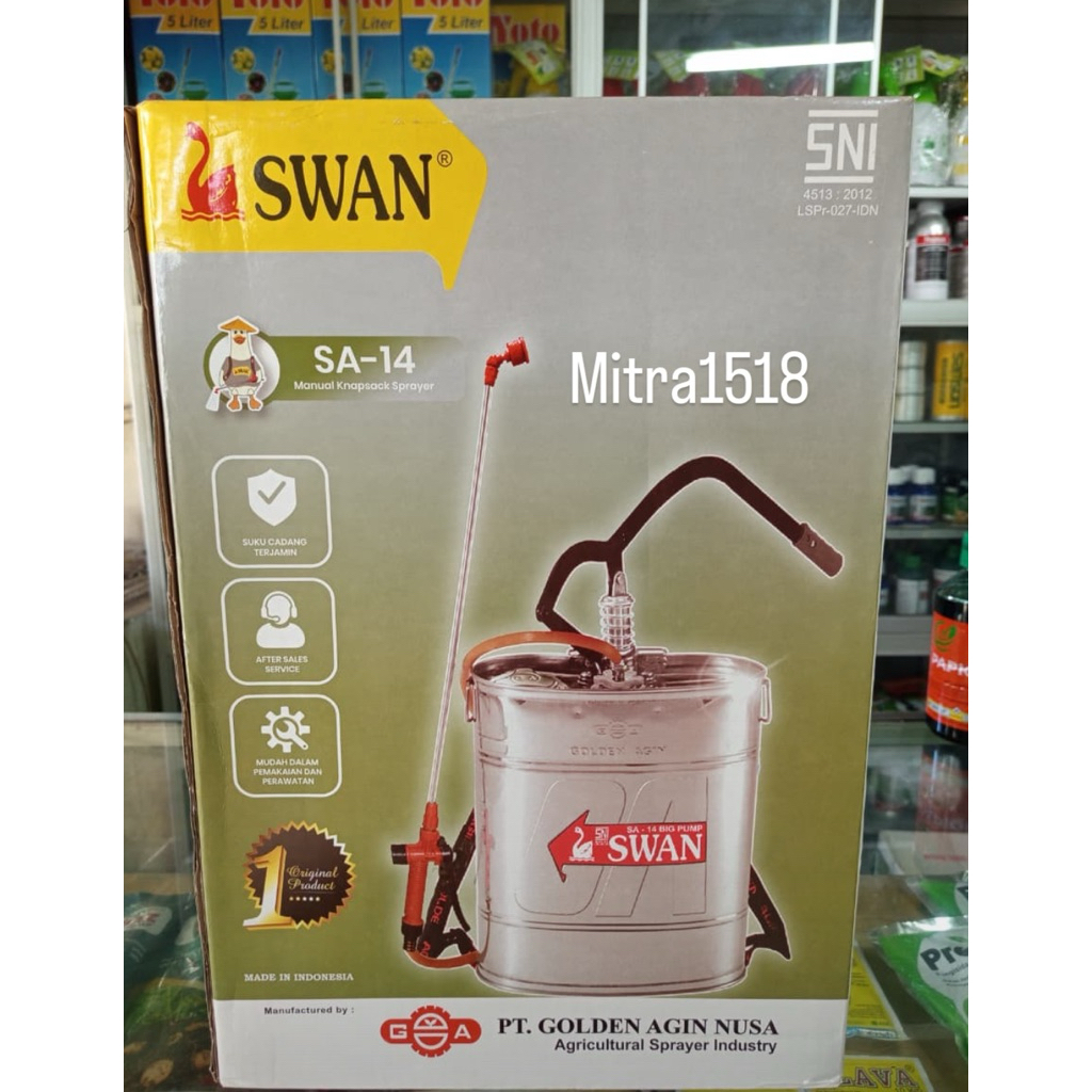 Swan Kuningan 14 Liter Alat Semprot Pertanian Golden Nusa