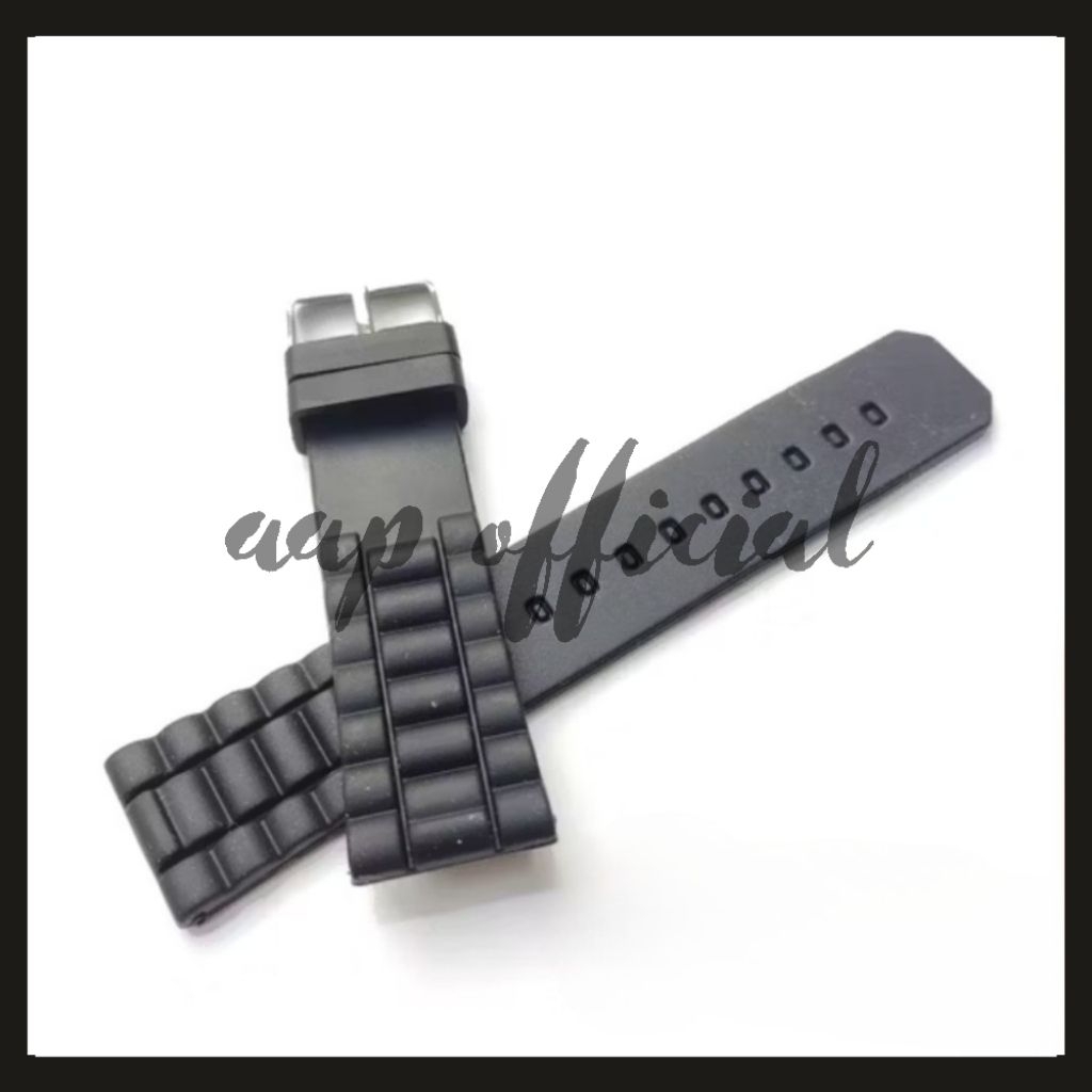 Tali Jam Tangan Universal Karet 22mm Rubber Strap Tali Jam Karet 22mm