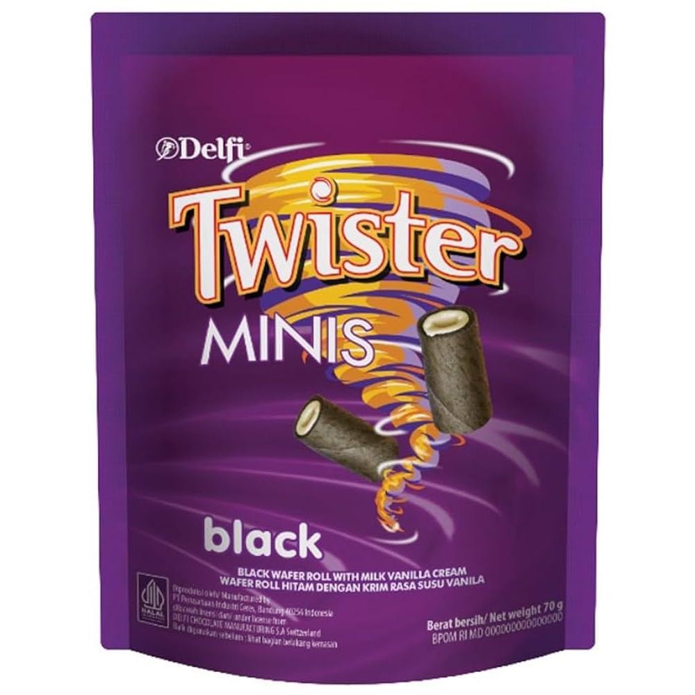 Delfi Twister Mini Wafer Roll 70 gr