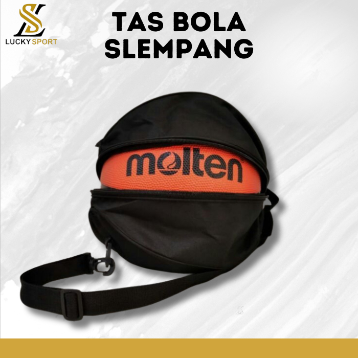 Tas Bola Sporty Slempang Basket Futsal Volley Tas Bola Unik Jaring Full Aksesoris Kuat Pria Wanita T
