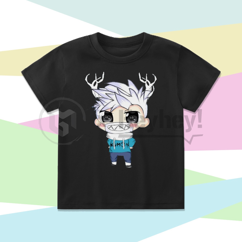 BAJU KAOS ANAK KARAKTER AKUDAV AKUDAP - GRATIS CETAK NAMA