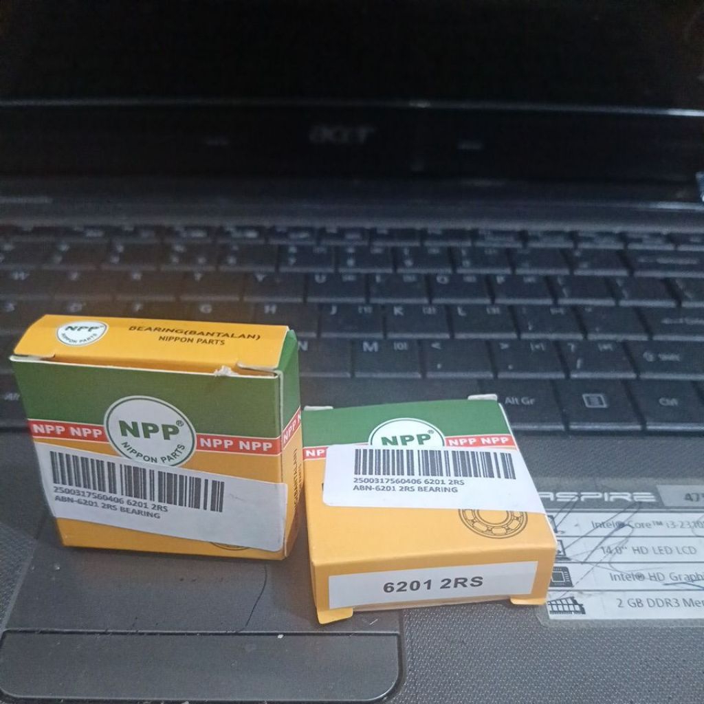 bearing 6201 original npp / bearing roda depan beat Vario