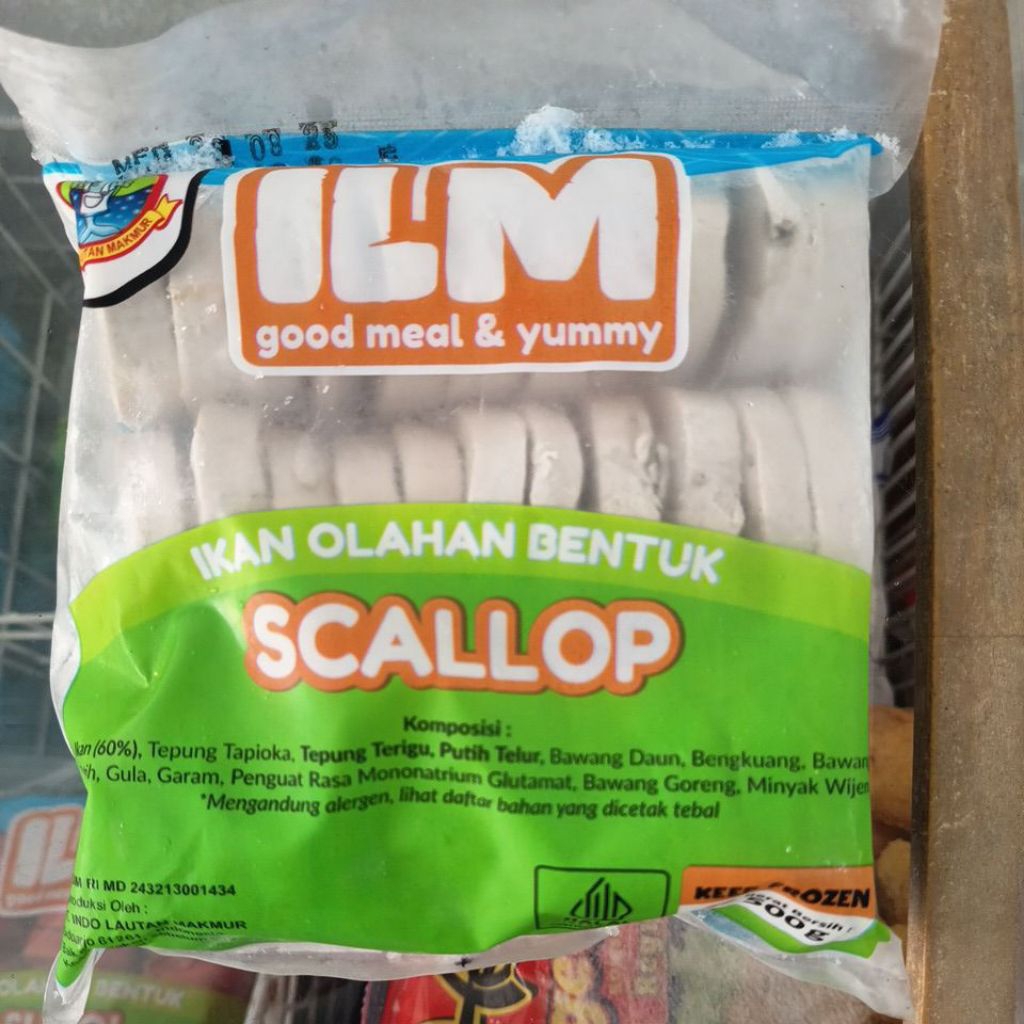 ILM 500gr Scallop, Bintang, Tempura , Sukoi Instant Sameday