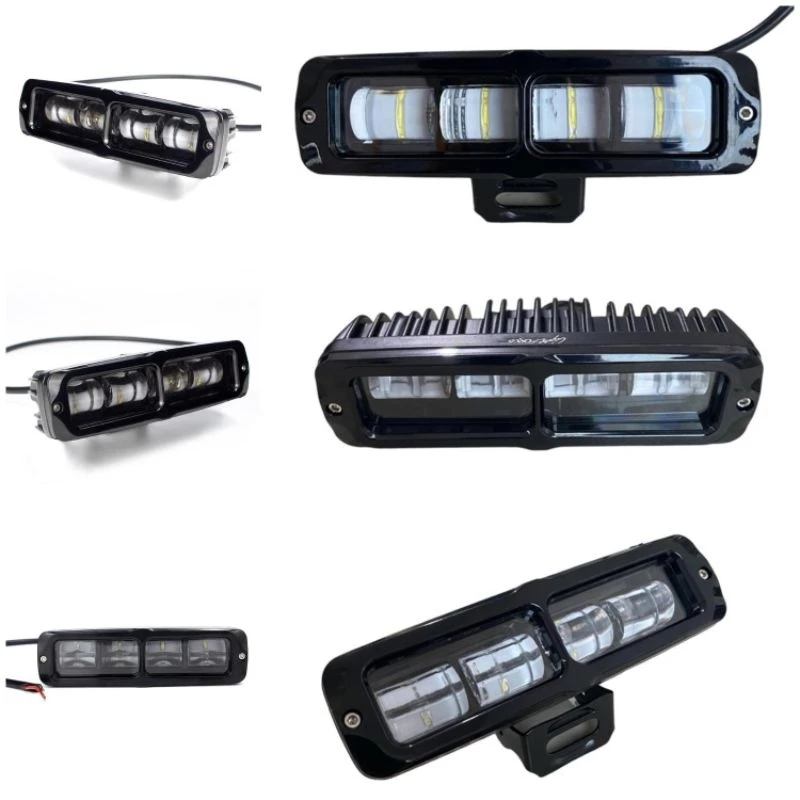 Lampu Tembak Sorot Kabut 6D CREE 4 MATA 1 Mode Sorot Allmunium