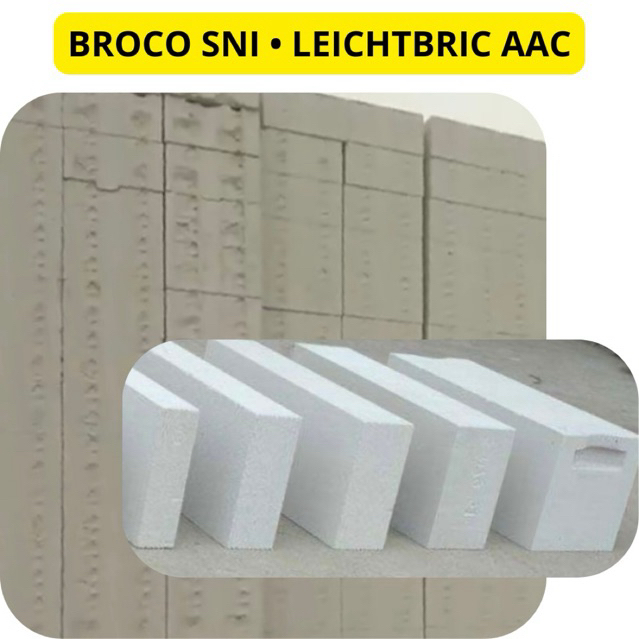 Hebel broco sni • Leichtbric aac • isi 12,6 kubik