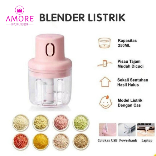 Mini Blender Elektrik Mini Blender Portable Blender Buah Dan Sayur MINI BLENDER PRAKTIS ELEKTRIK
