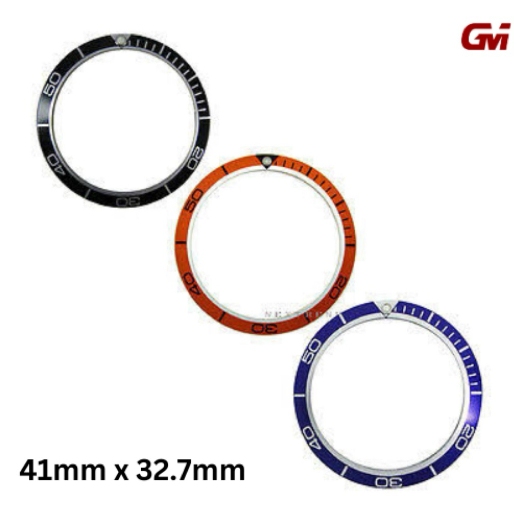 insert bezel almunium omega seamaster planet ocean xl 41mm x 32mm