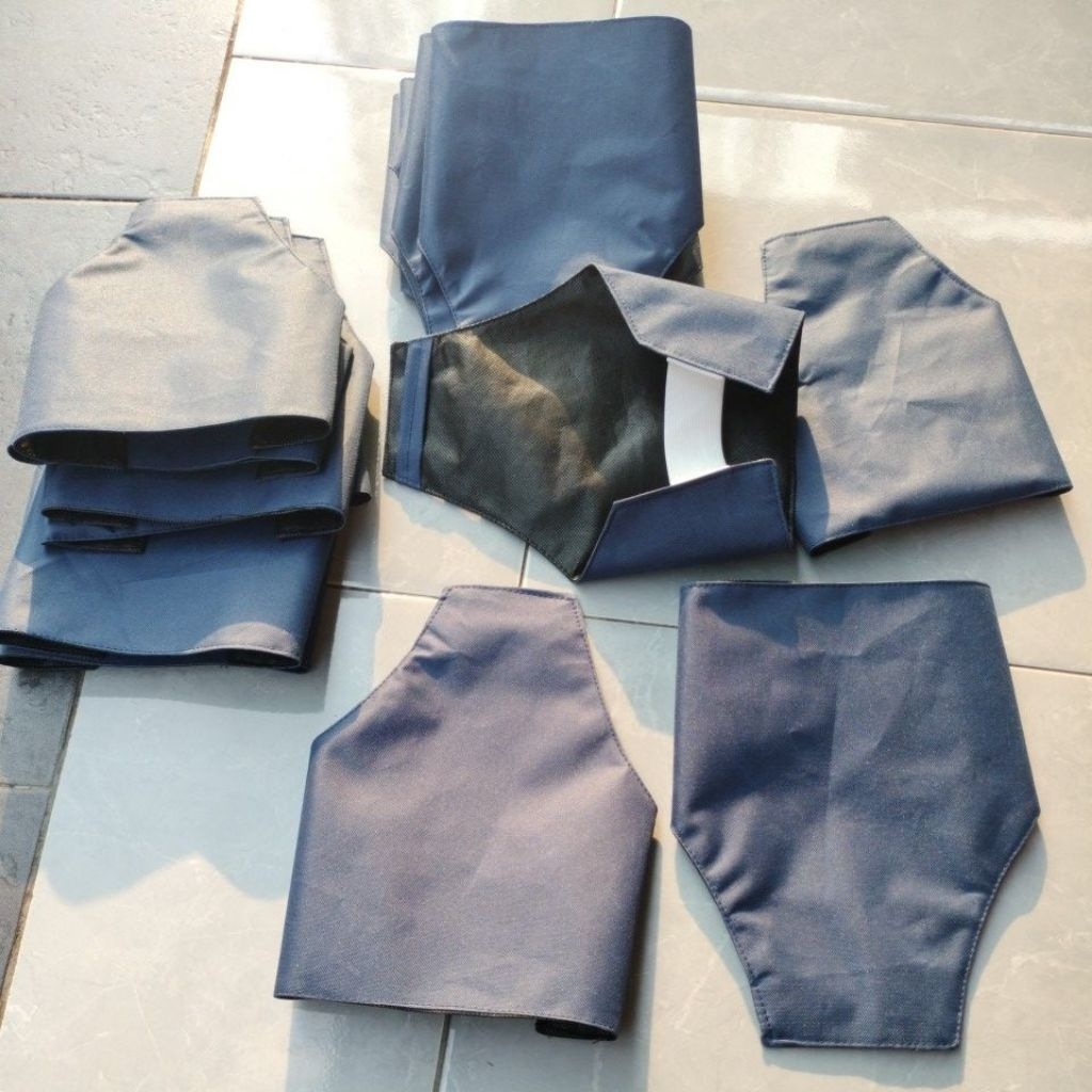 ban lengan polos/ban lengan biru navi