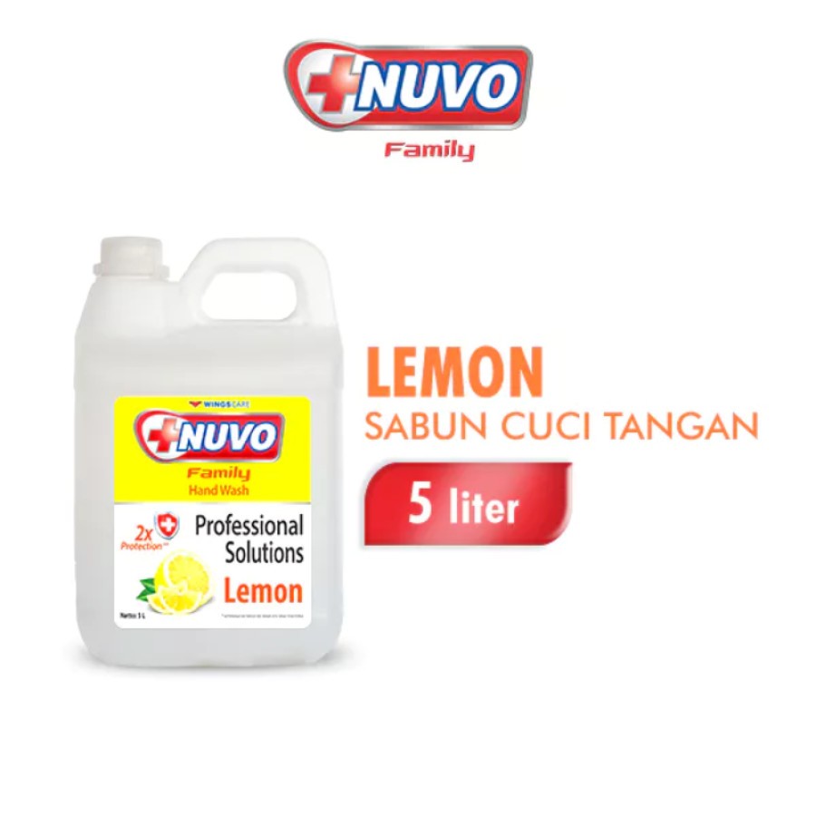 Sabun Cuci Tangan Nuvo 5 Liter Sabun Cuci Tangan Nuvo Antibacterial