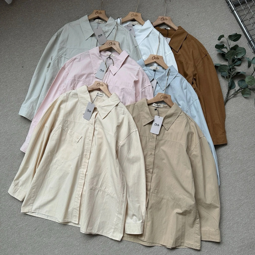 Velliba Shirt by Oclo Official Jastip Termurah Store Bandung Basic Daily Wear