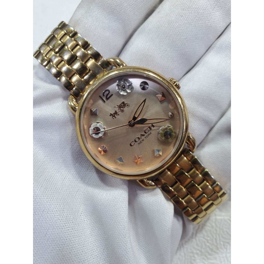 Jam Coach NewYork Original Wanita CA97743.1409 Preloved