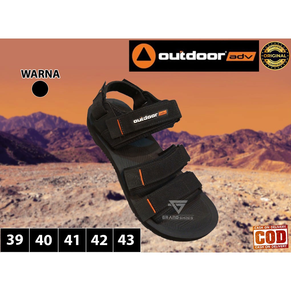 OUTDOOR ADV Sandal Sendal Slide perekat Casual Kasual Pria Laki Laki Dewasa original