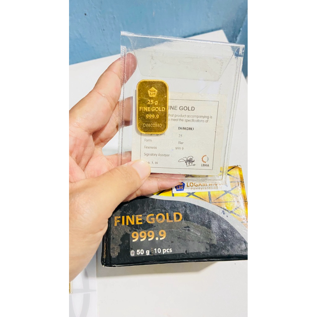 Emas ANTAM Logam Mulia 25gr
