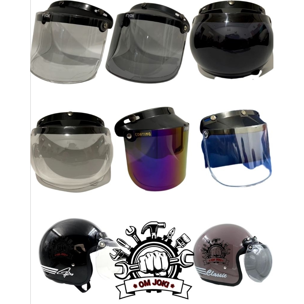 Kaca helm BOGO CLASSIC SNI DEWASA ORIGINAL