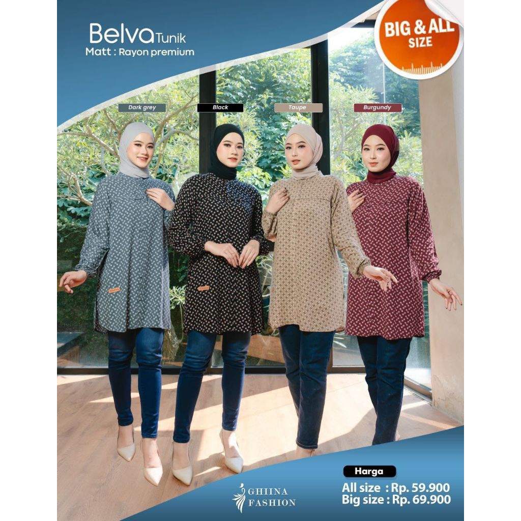 Belvia Tunik by Ghina Fashion