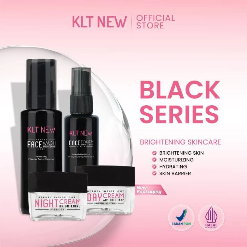 KLT New Hitam BPOM Original Skincare Series/KLT New BPOM Black Series