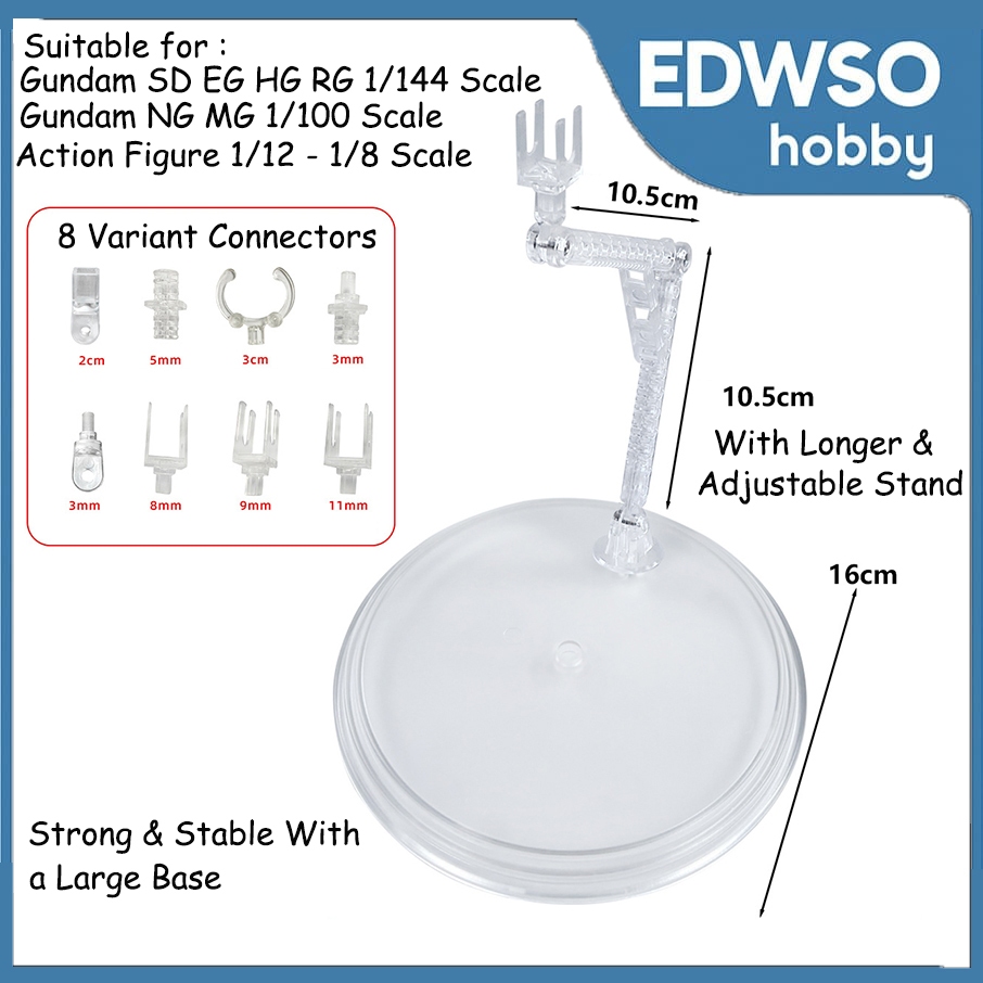 Stand Base Action Figure Gundam SD HG RG MG 1/144 1/100 Base Diorama Model