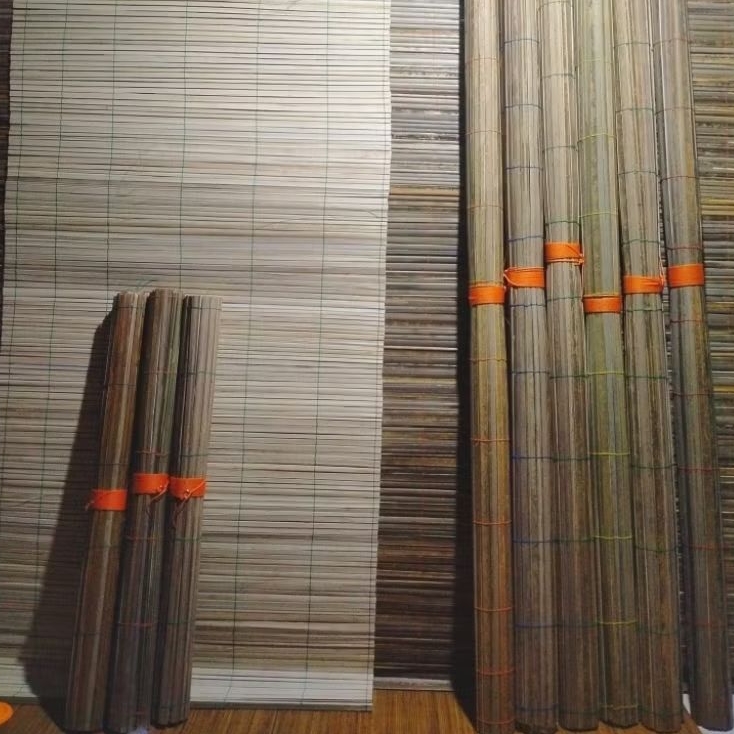 Tirai bambu kerey Sawit estetik dekorasi rumah Tabir Panas Hujan/Tampias
