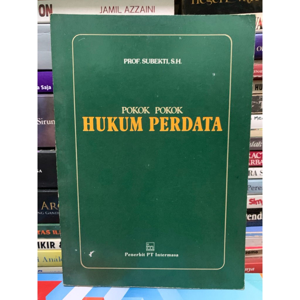 Pokok pokok hukum perdata by Prof Subekti ORIGINAL
