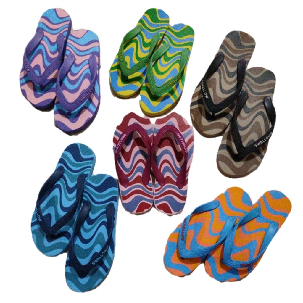 Sandal Swallow Marina | Sandal dewasa motif wave