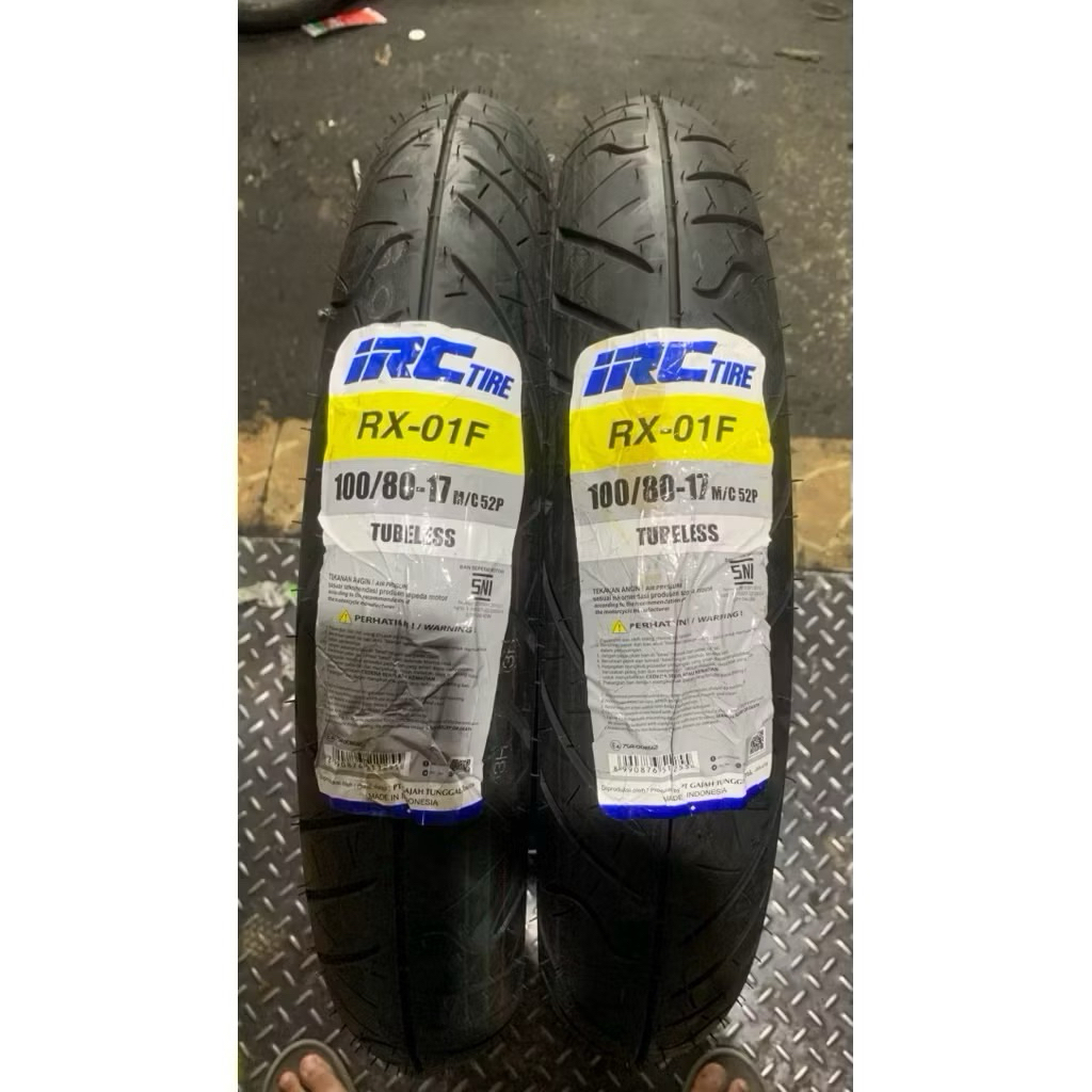 BAN LUAR IRC RX-01F (100/80-17) TUBELESS. CBR150, NINJA 250RR, VIXION.