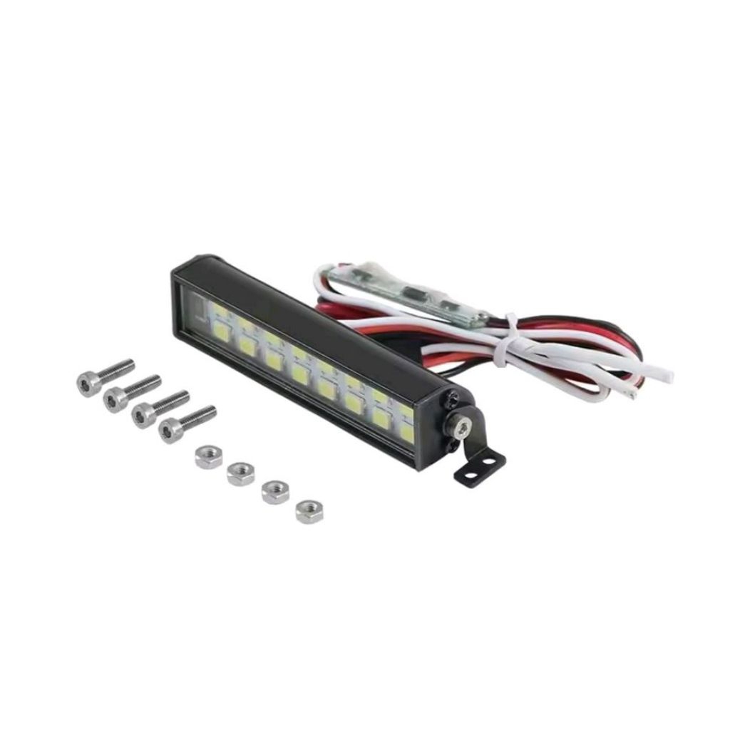 Light bar 16 led roof lamp Rc axial scx10 Rc4wd D110 D90 Mn128 Mn86 Led Rc 52mm