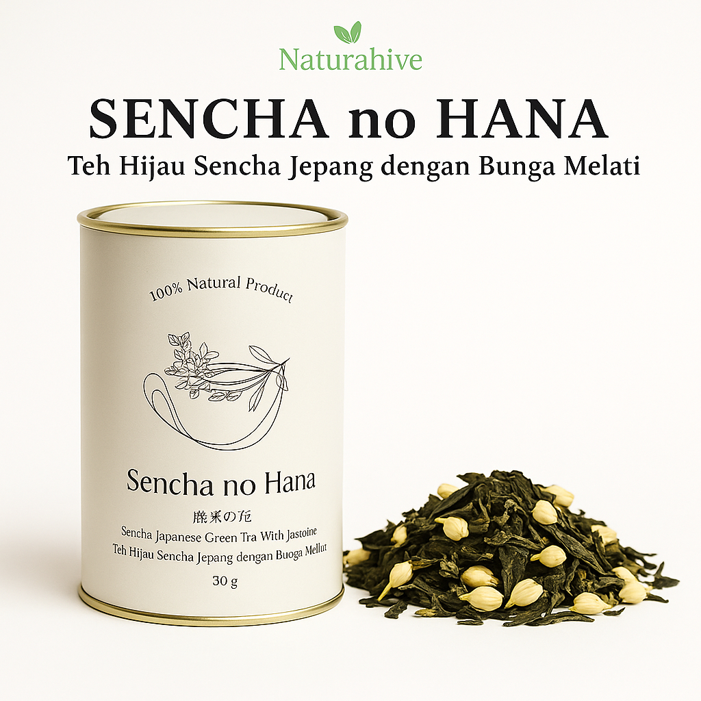 

Naturahive Jasmine Sencha – Teh Hijau Jepang Melati Asli, Artisan Tea