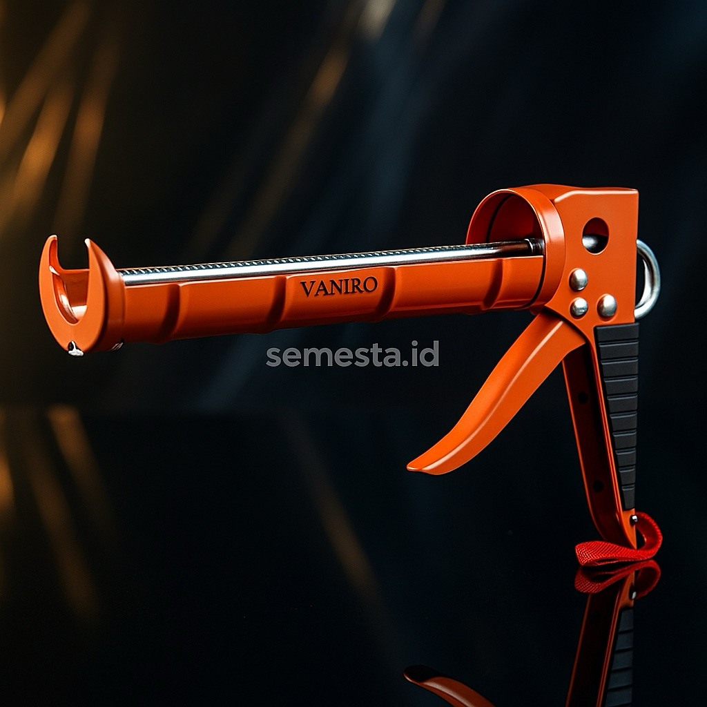 Tembakan Lem Kaca Sealant Vaniro Bahan Besi Kuat | Alat Aplikator Sealant Profesional Kokoh Tahan La
