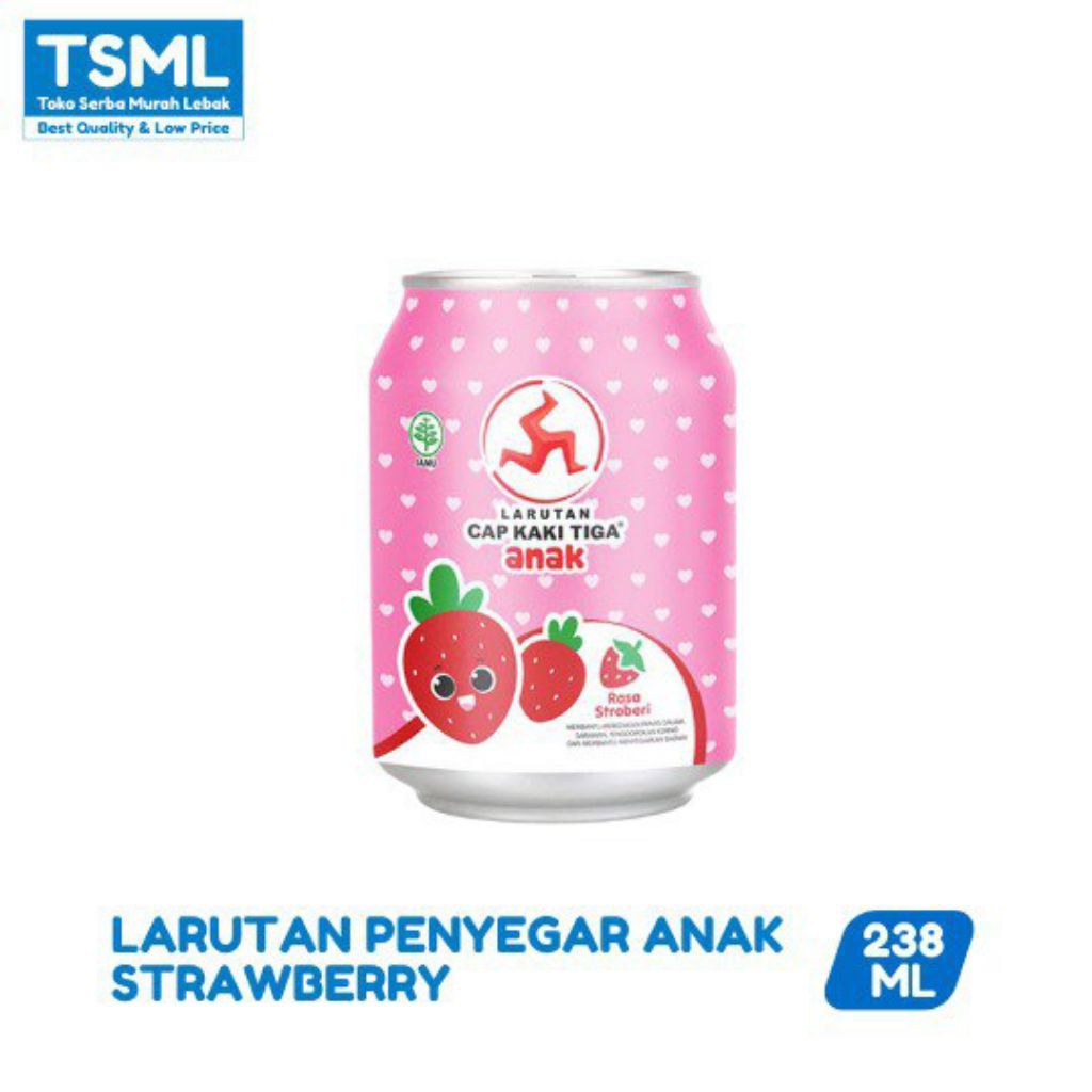Larutan Penyegar Anak Strawberry 238ml