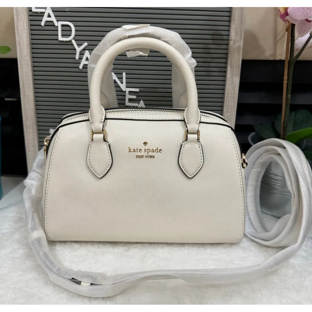 Tas wanita brandes sling bag new original authentic store madison safiano small leather meringue whi
