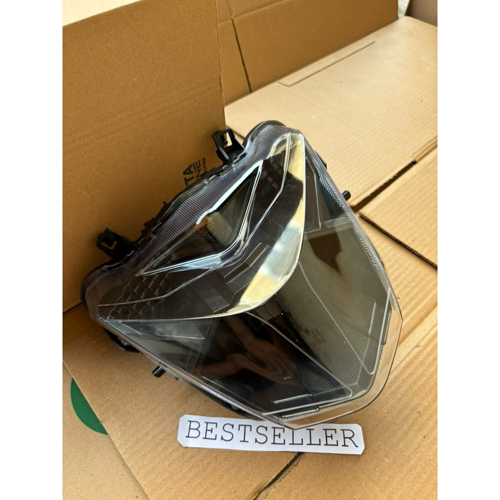 reflektor custom hitam lampu depan beat esp 2016 beat street 2016-2019