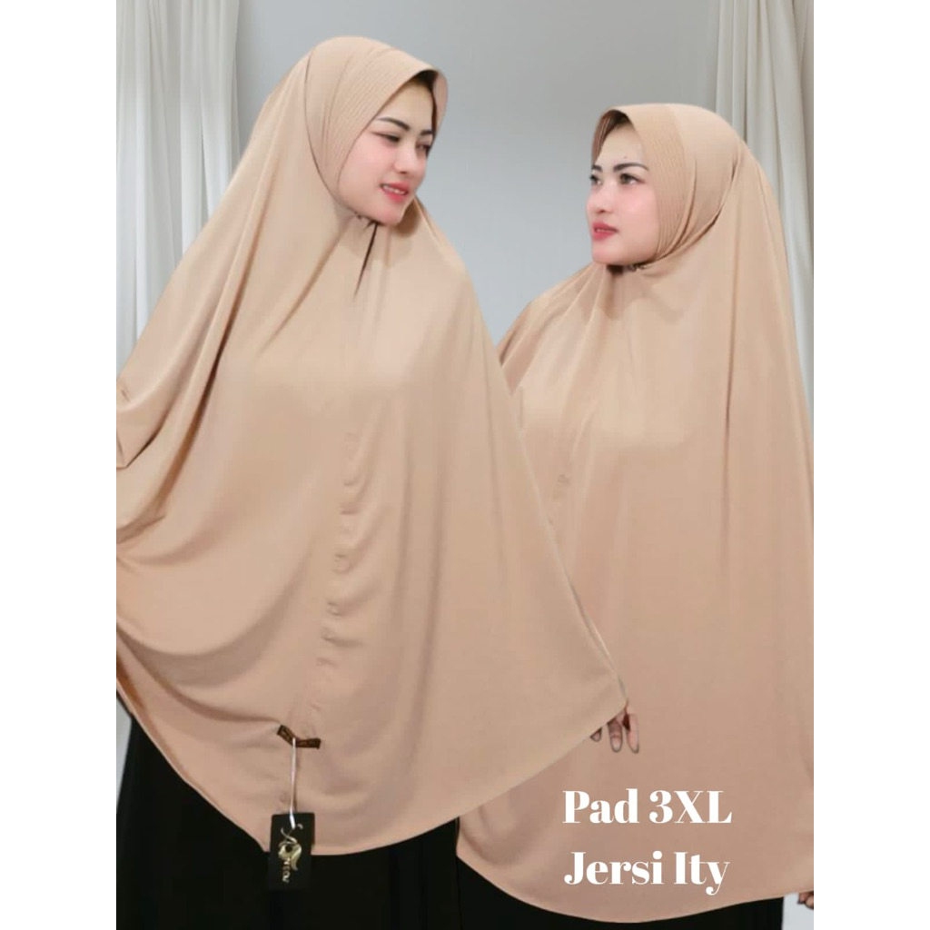 Hijab Bergo Jersey ity premium Jilbab instan Syari Olahraga Sport