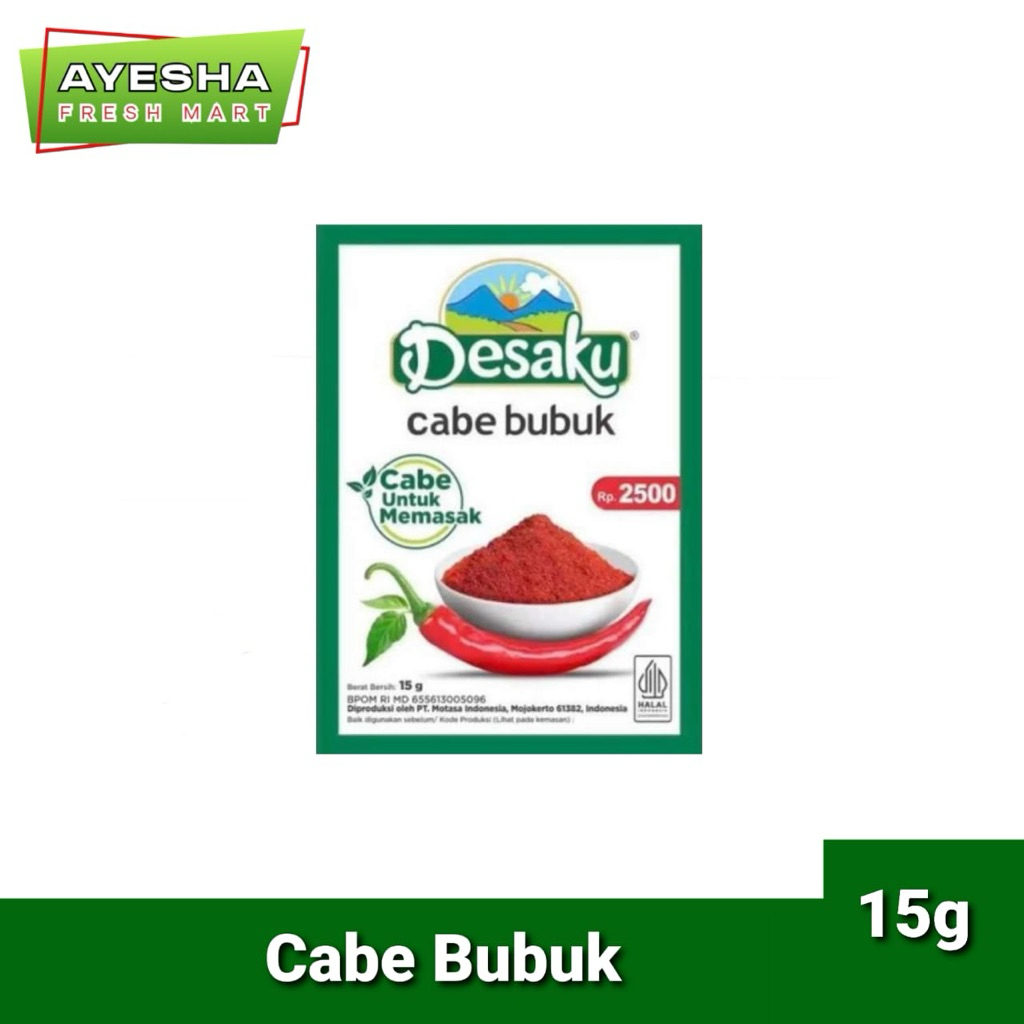 

Desaku Bumbu cabai bubuk sachet /pcs