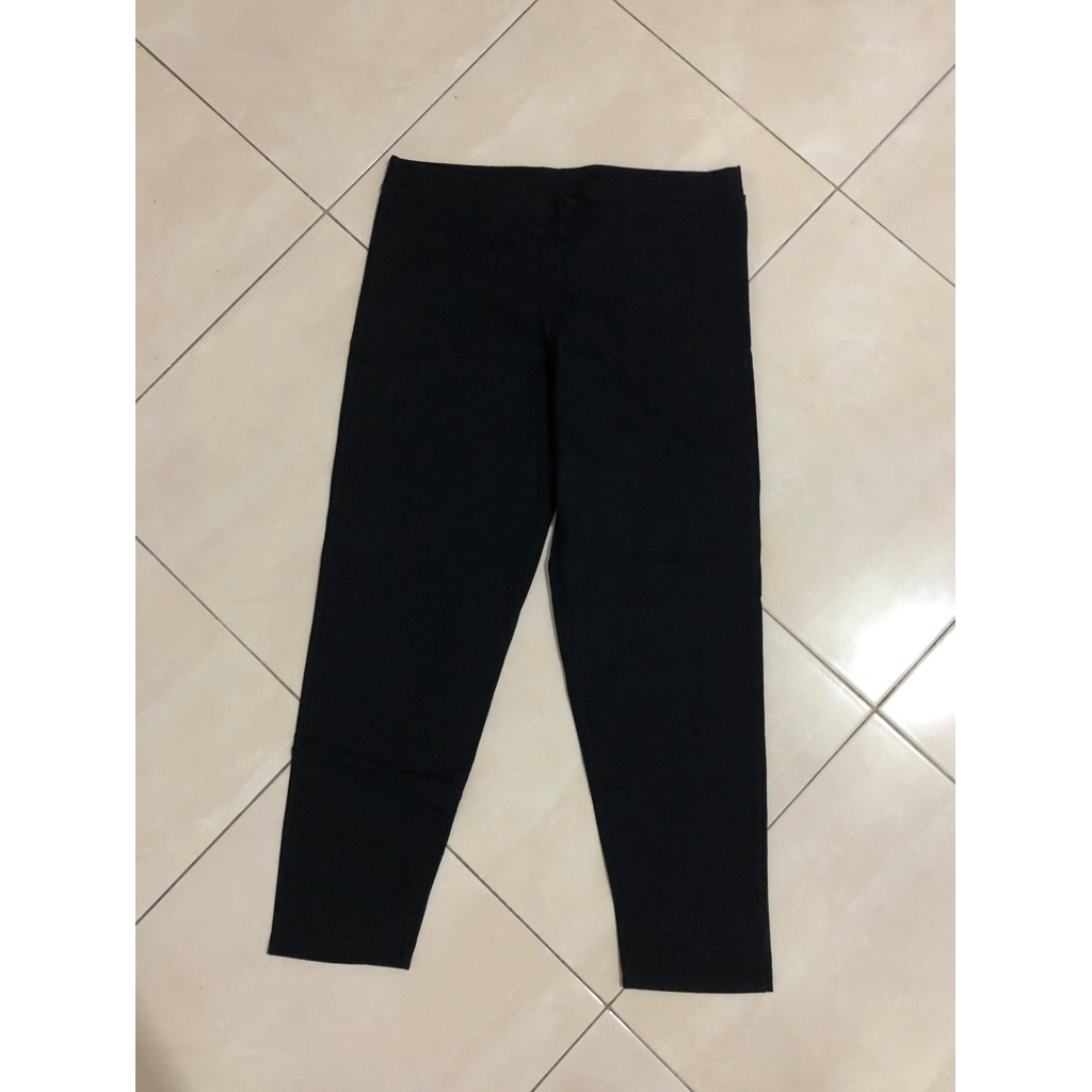 (preloved) black midi trousers