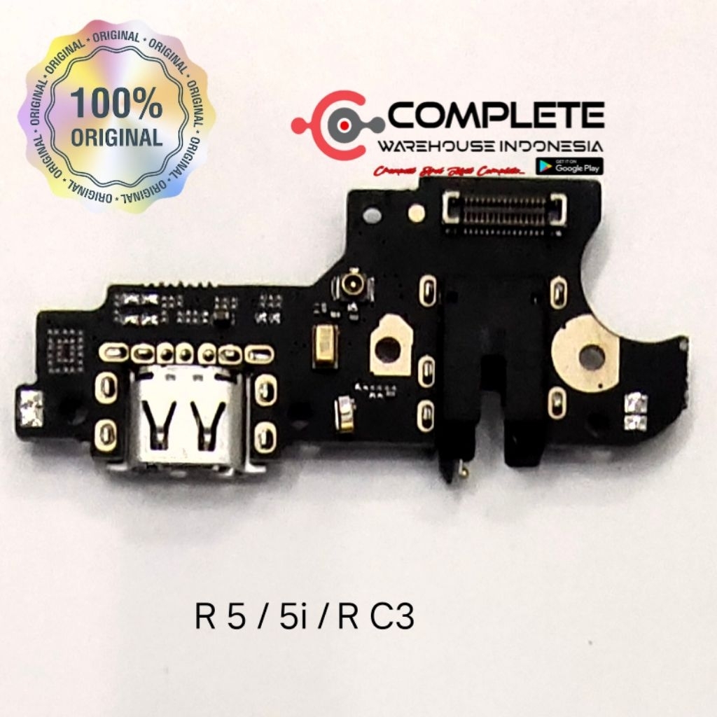 BOARD CAS REALME 5 / 5i / KONEKTOR CAS REALME C3 / PCB BOARD CHARGER REALME 5i / REALME 5 ORIGINAL