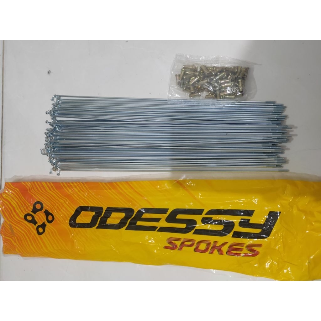 spoke jari jari sepeda 26 panjang 262mm besi silver odessy