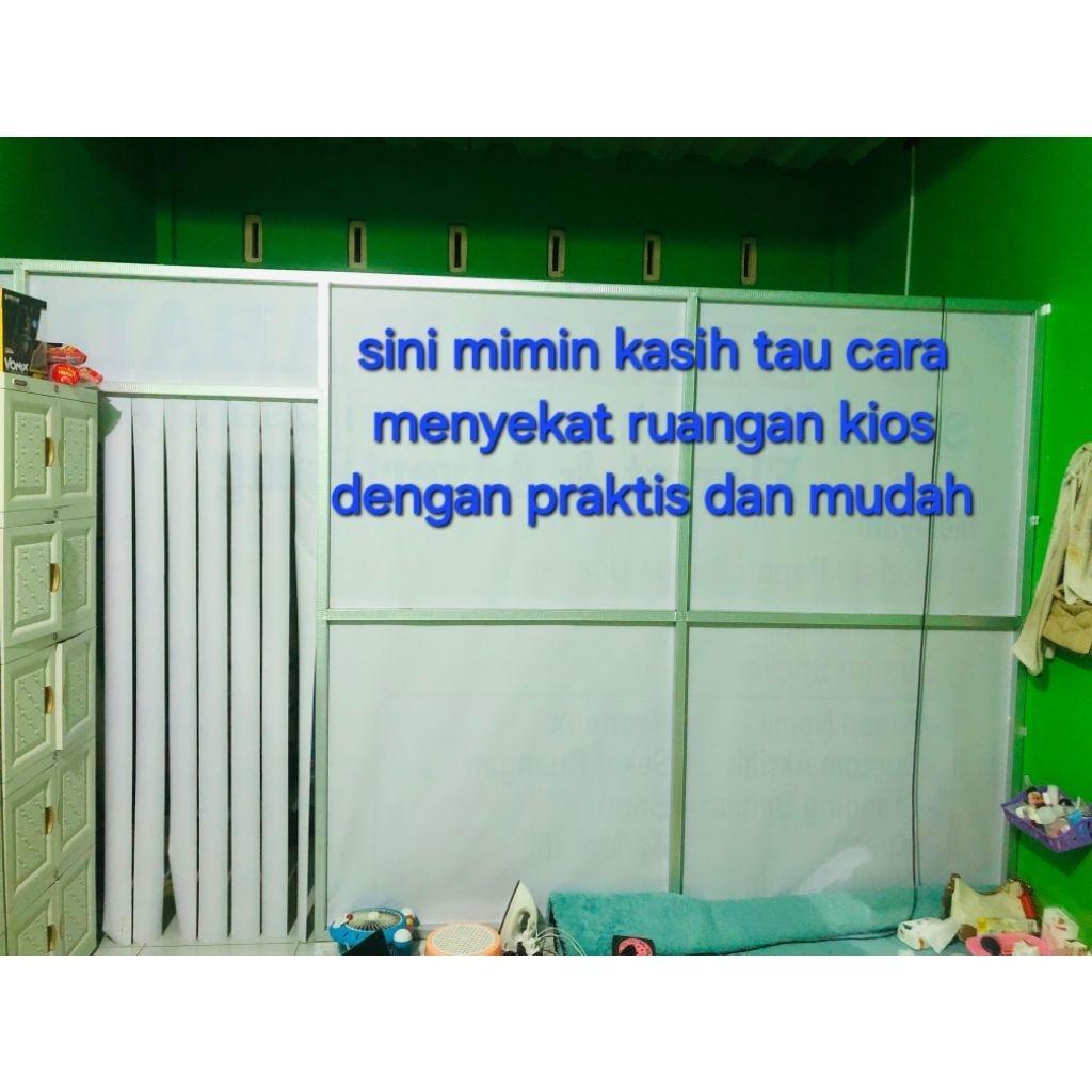 Rangka Sekat Ruangan Kios Baja Ringan 4x4
