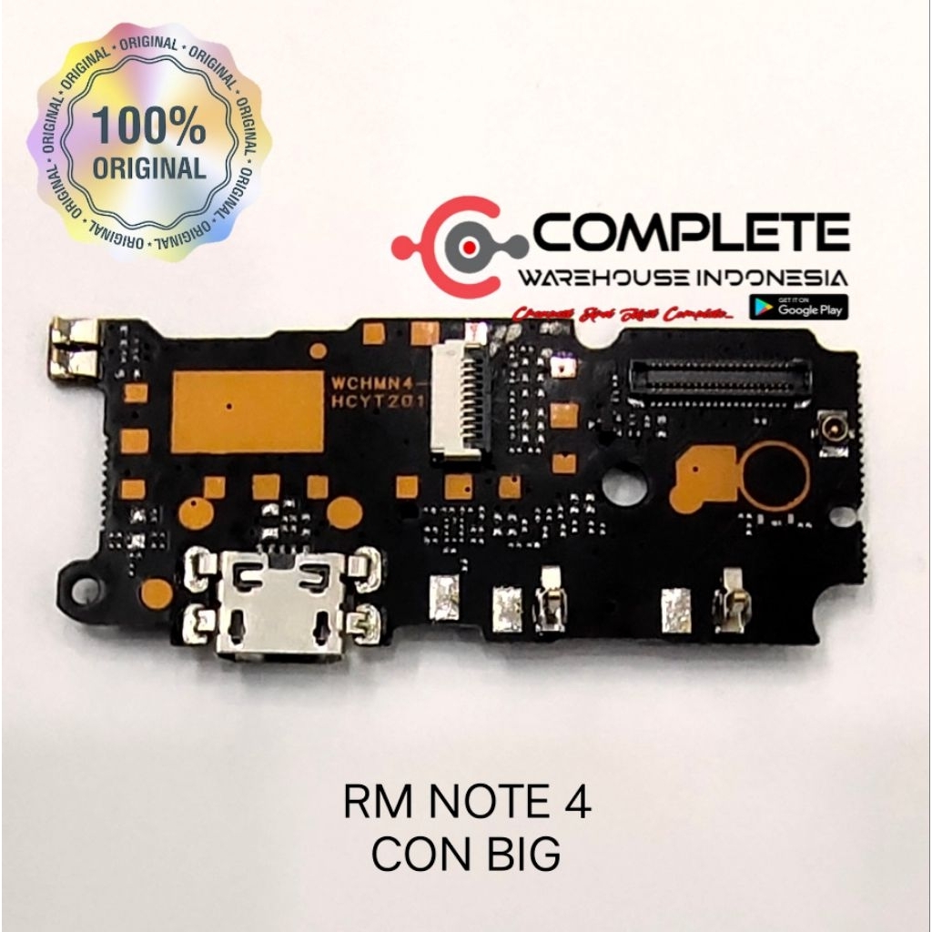BOARD CAS REDMI NOTE 4 SMALL / BIG KONEKTOR CAS REDMI NOTE 4 SMALL / PCB BOARD CHARGER REDMI NOTE 4 