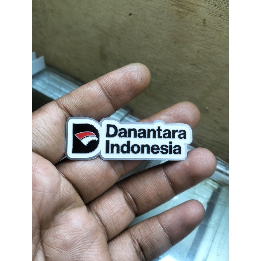 pin custom danantara Indonesia bahan stenlis