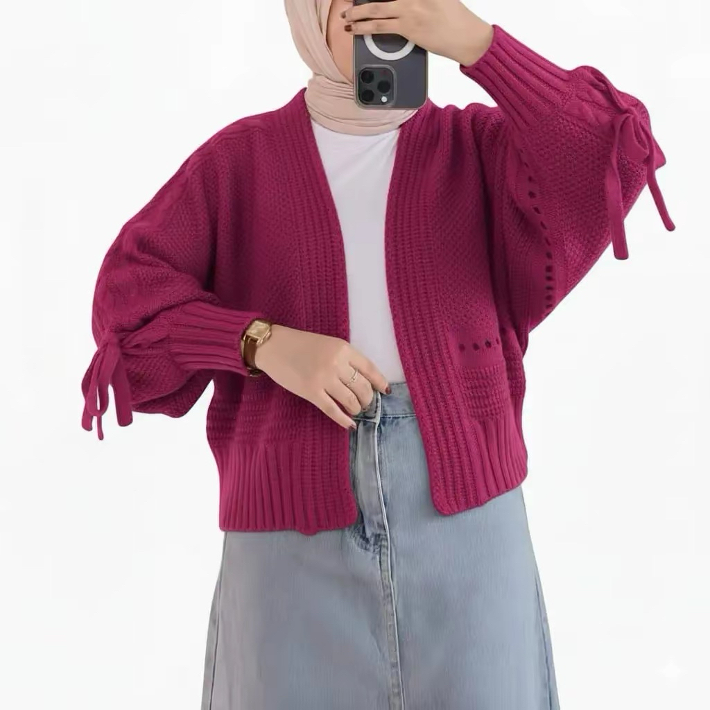 Outer Rajut Balero Knitwear Batwing Cardigan Atasan Wanita