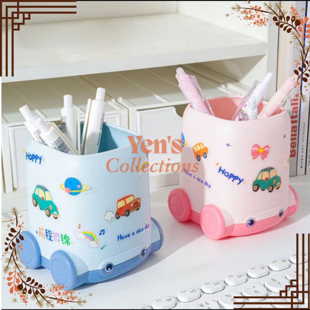 Kotak tempat pensil alat tulis unik bentuk mobil kartun anak
