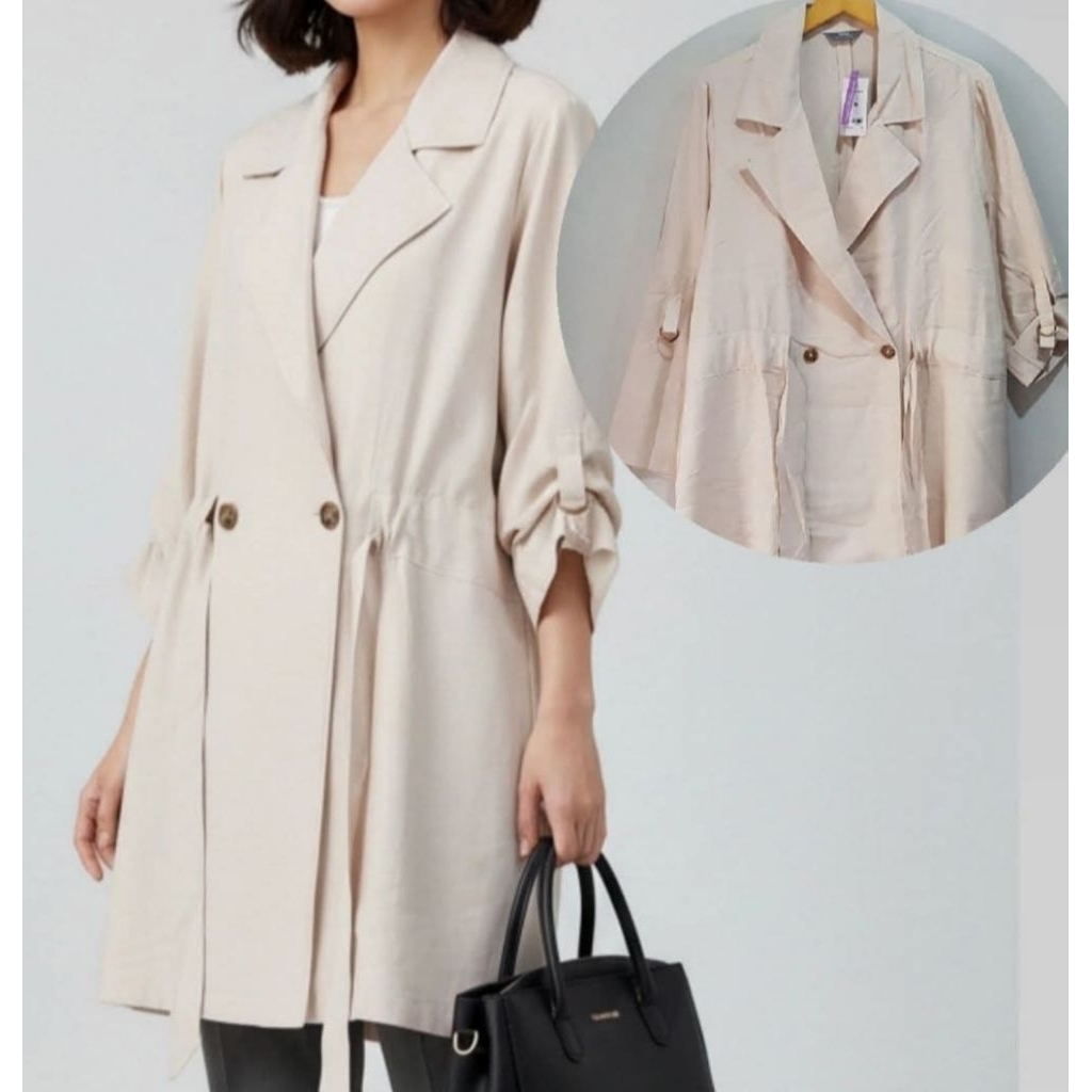 trench coat  wanita bigsize jumbo