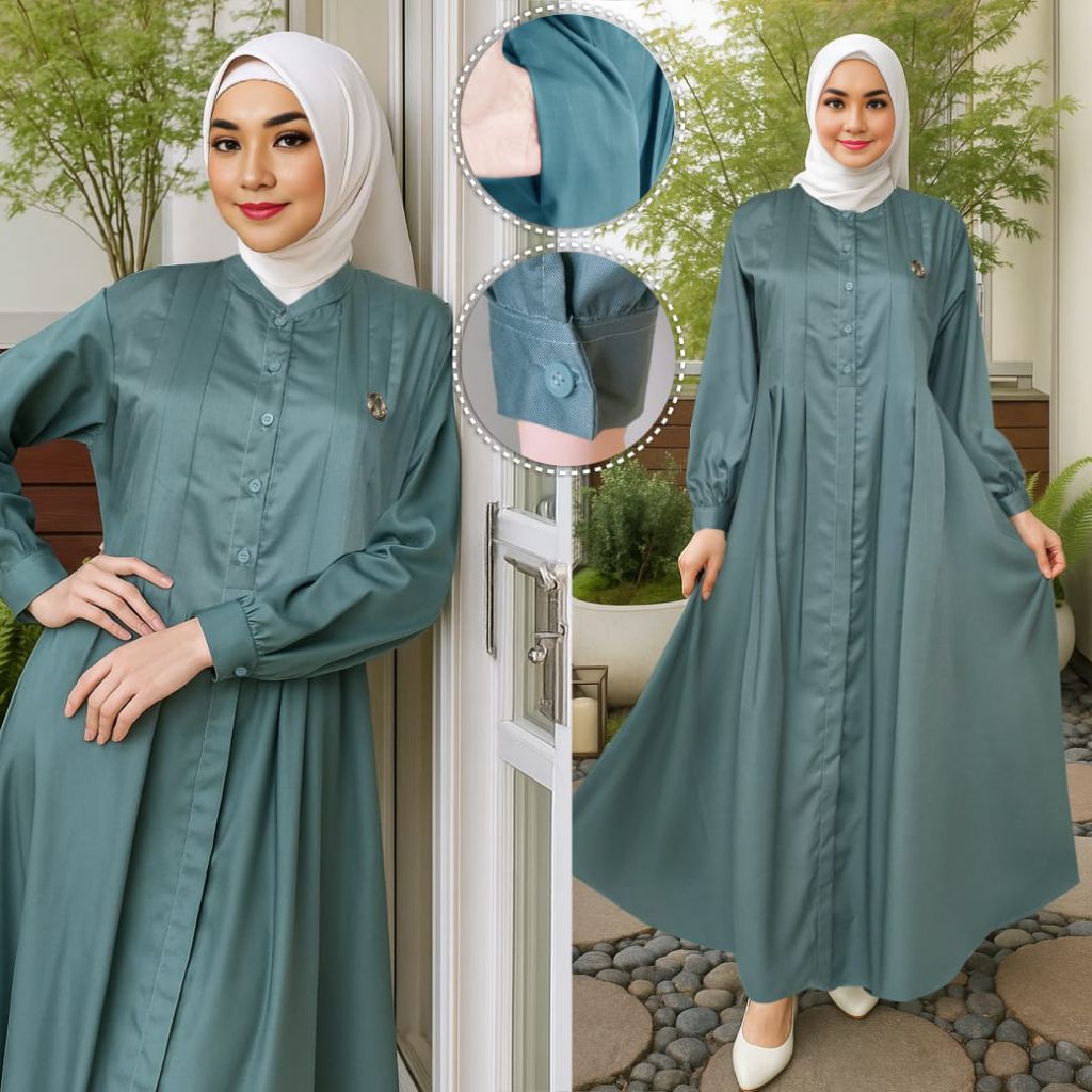 GAMIS WANITA BAHAN KATUN/BAJU MUSLIM BAHAN KATUN