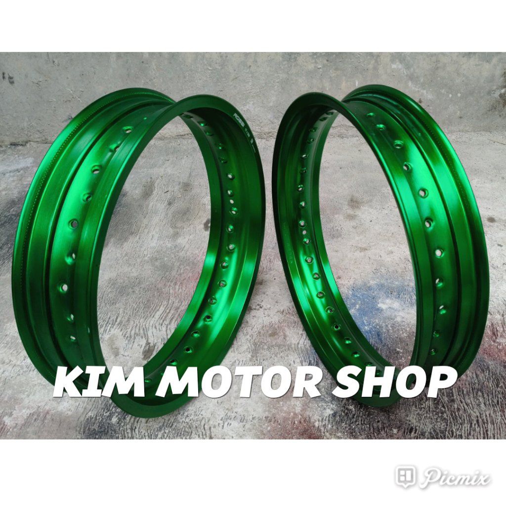 Velg Rossi 300+350-17 Gren. Velg Hijau Green Rossi 300-350-17