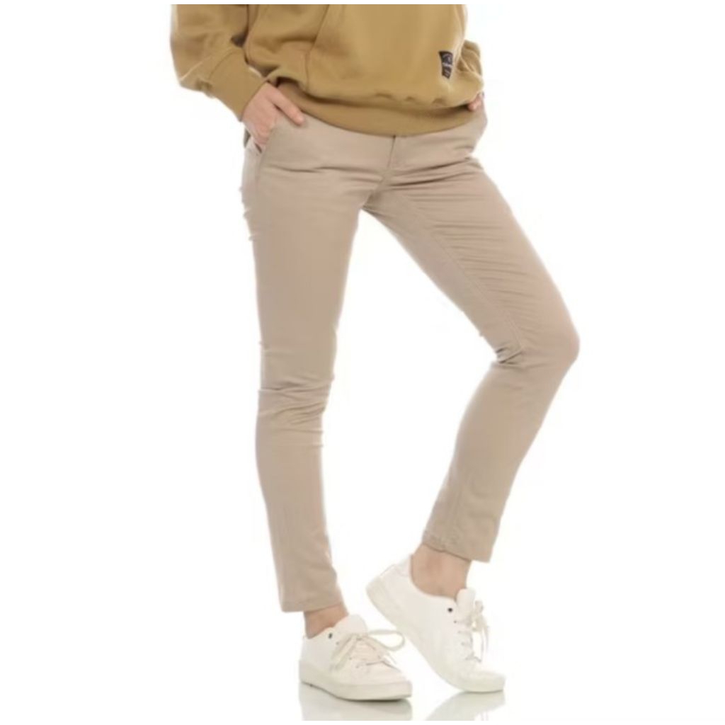 Celana Chino Wanita Cream (Preloved)