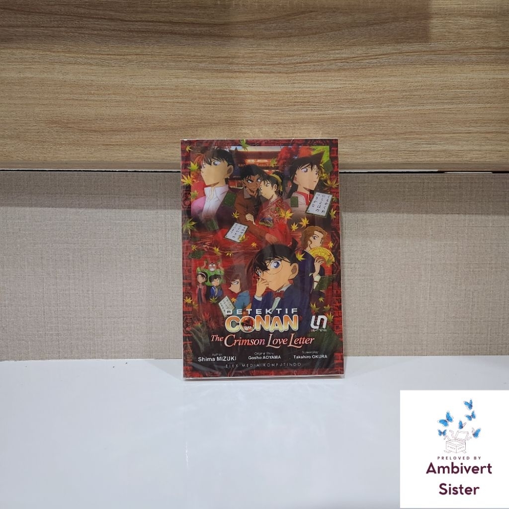 [ PRELOVED ] Buku Light Novel Detective Conan The Crimson Love Letter Aoyama Gosho & Takahiro Okura 